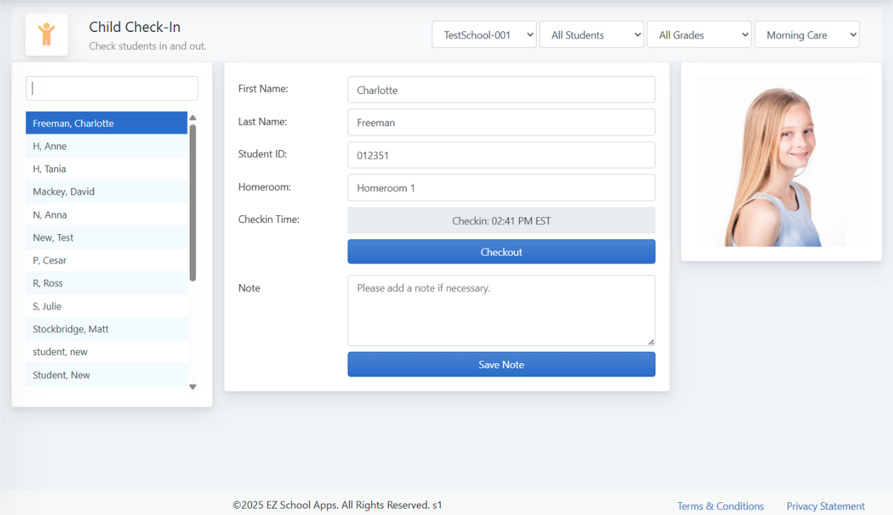 after school program software - example of billing